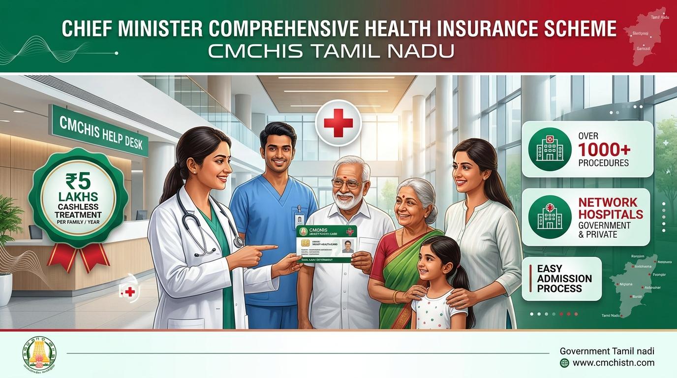 முதலமைச்சர் விரிவான காப்பீட்டுத் திட்டத்தில் ₹5 லட்சம் இலவச சிகிச்சை பெறுவது எப்படி?