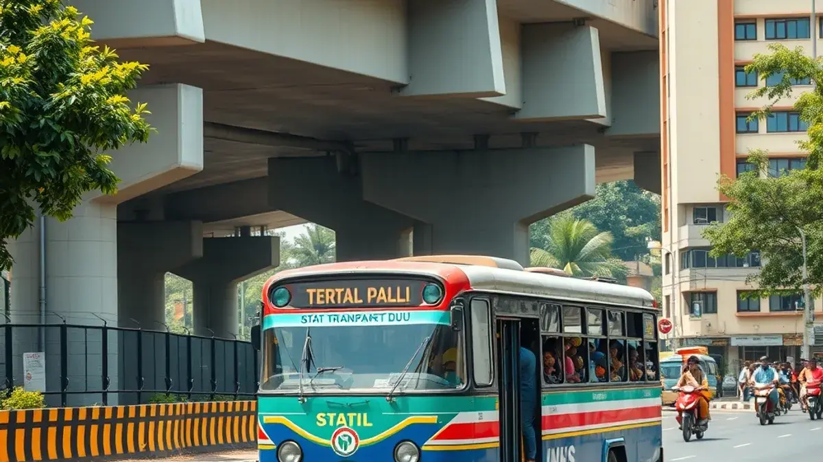 திருச்சி மேம்பாலம்: மத்திய பேருந்து நிலையம் அருகில் புதிய பணிகள் தீவிரம் — நெடுஞ்சாலைத் துறை தகவல்!