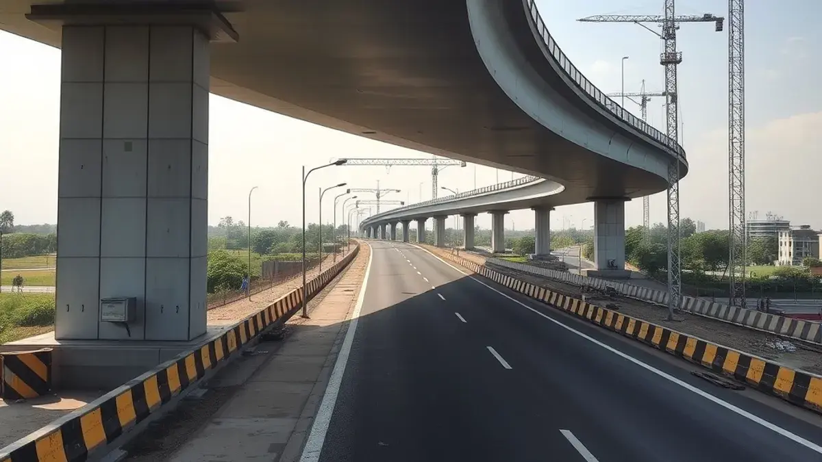 திருச்சி பாலப்பணி தீவிரம்: தில்லை நகர் பகுதியில் மேம்பால வேலைகள் மும்முரம் — போக்குவரத்து விவரம்!
